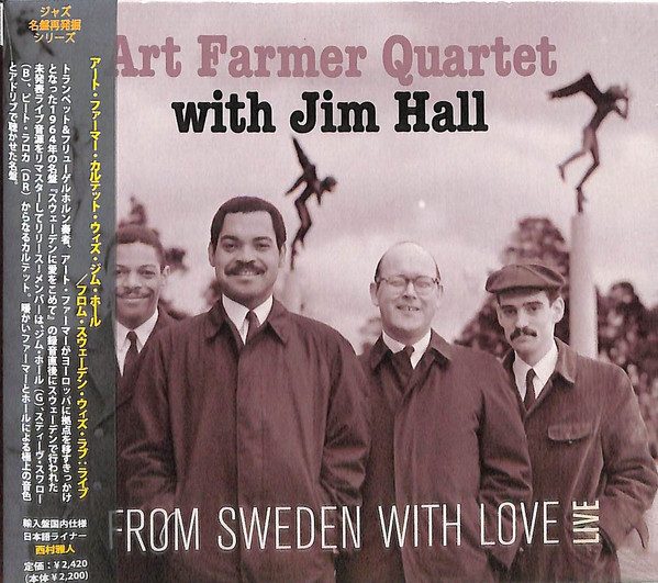 Sleeve of From Sweden With Love Live by Art Farmer Quartet, Jim Hall