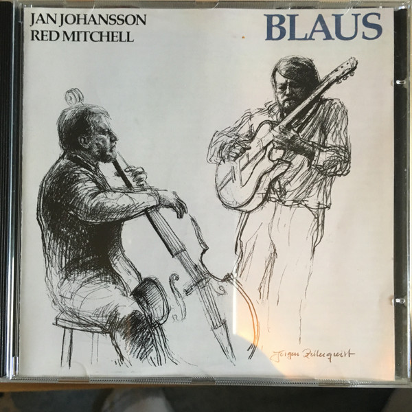 Sleeve of Blaus by Jan Johansson, Red Mitchell