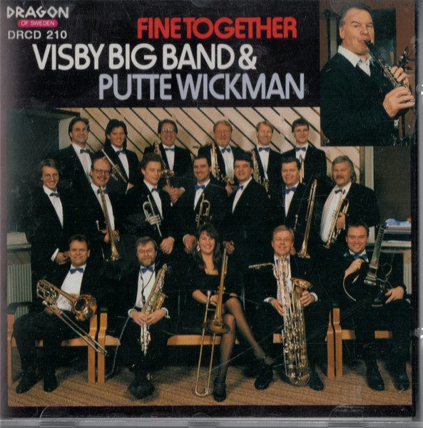 Sleeve of Fine Together by Visby Big Band, Putte Wickman