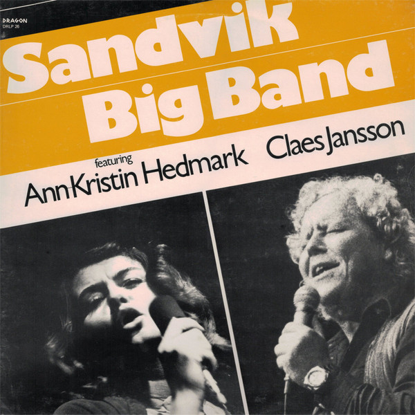Sleeve of Sandvik Big Band Featuring Ann-Kristin Hedmark Claes Jansson by Sandviken Big Band, Ann Kristin Hedmark, Claes Janson