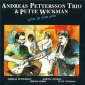 Sleeve of Live In Finland by Andreas Pettersson Trio, Putte Wickman