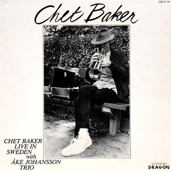 Sleeve of Live In Sweden by Chet Baker, Åke Johansson Trio