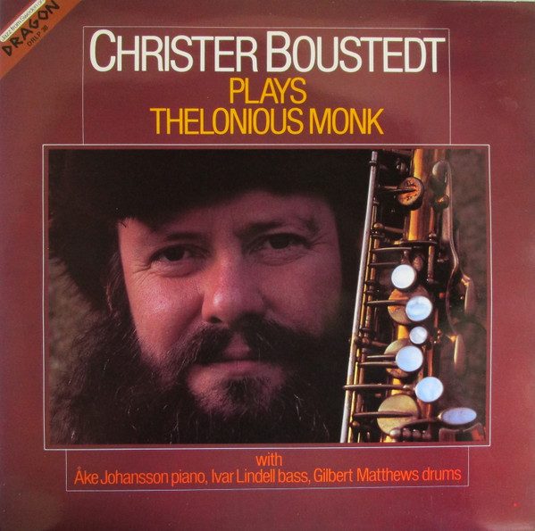 Sleeve of Plays Thelonious Monk by Christer Boustedt